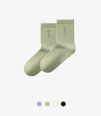 剌繡中筒襪女款